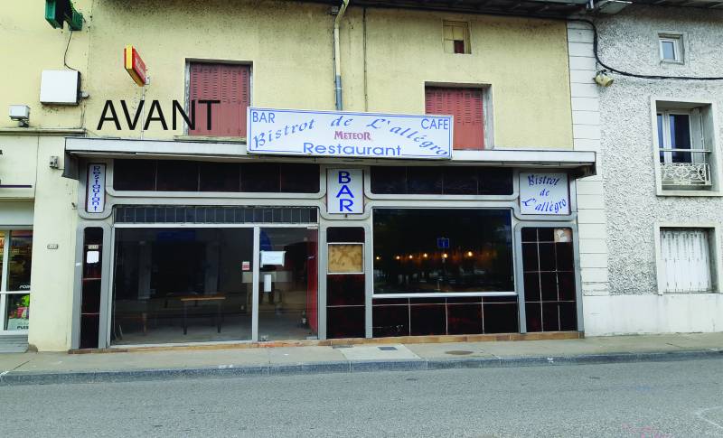 Votre restaurant avec un nouvel habillage façade à MIRIBEL dans l'Ain à coté de Lyon